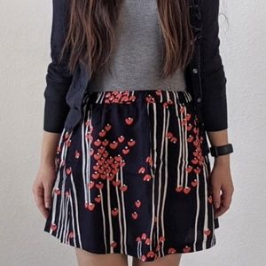 COOPERATIVE - Medium Mini Skirt with Hearts & Pockets -  Urban Outfitters